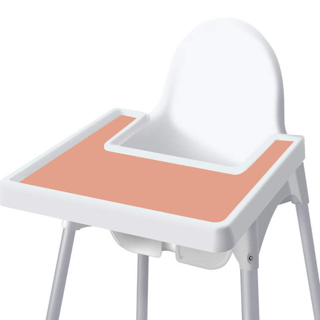 Napperon apricot pour chaise antilop de Ikea