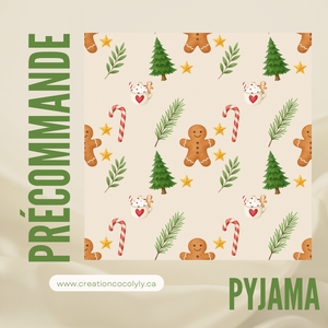 Précommande pyjama de Noël enfants et adultes