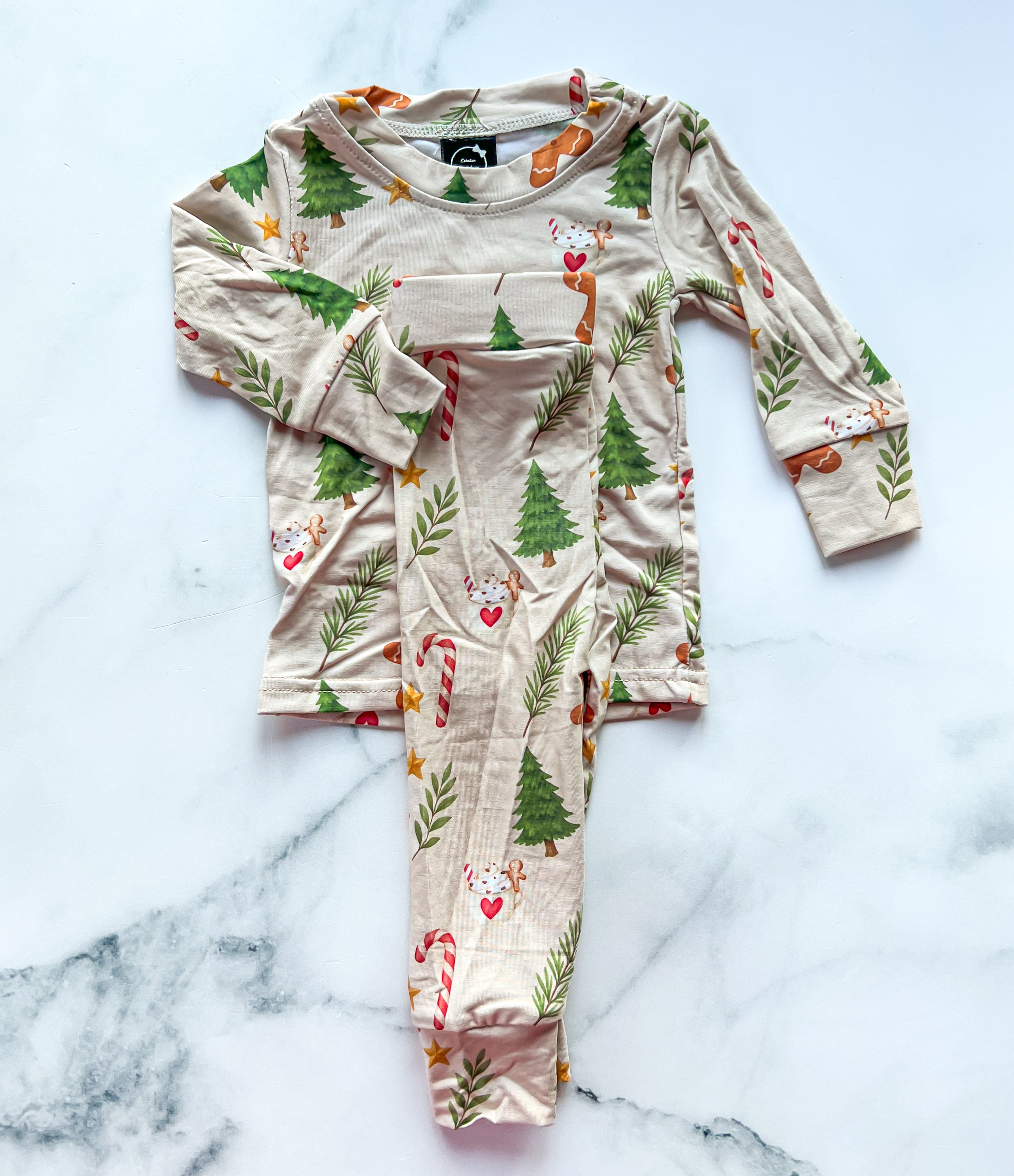 Pyjama de Noël en bambou 2 pièces