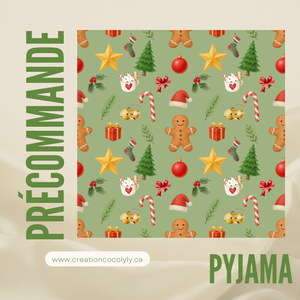 Précommande pyjama de Noël enfants et adultes