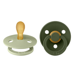 Suce Bibs Symmetrical 0-6 mois Sage/Hunter green pack de 2