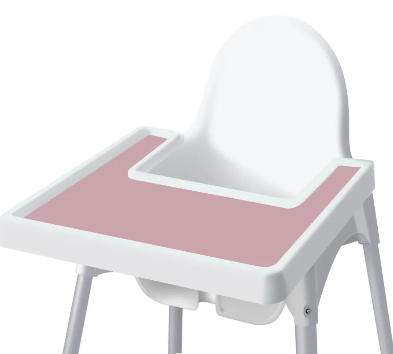 Napperon rose profond pour chaise antilop de Ikea