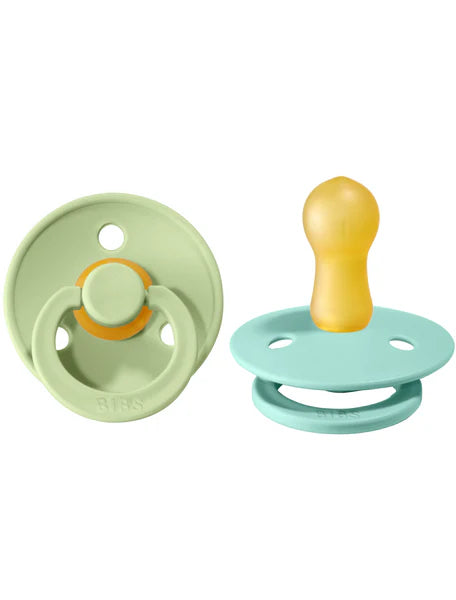 Suce bibs 0-6 mois mint/pistachio pack de 2