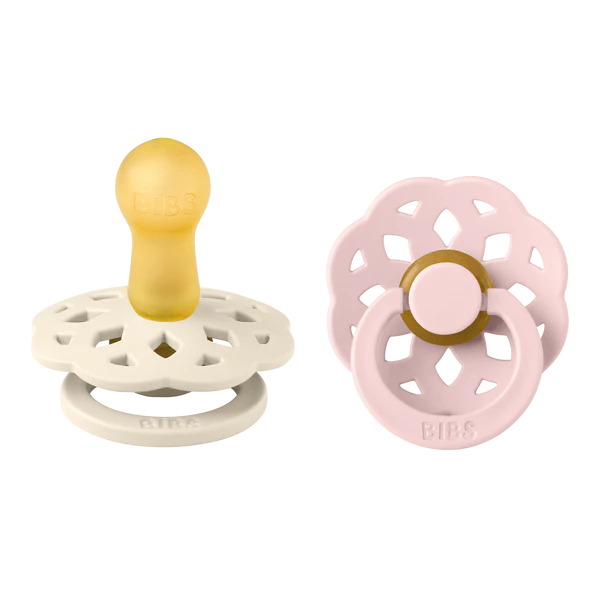 Suce bibs 6-18 mois boheme Ivory/Blossom pack de 2