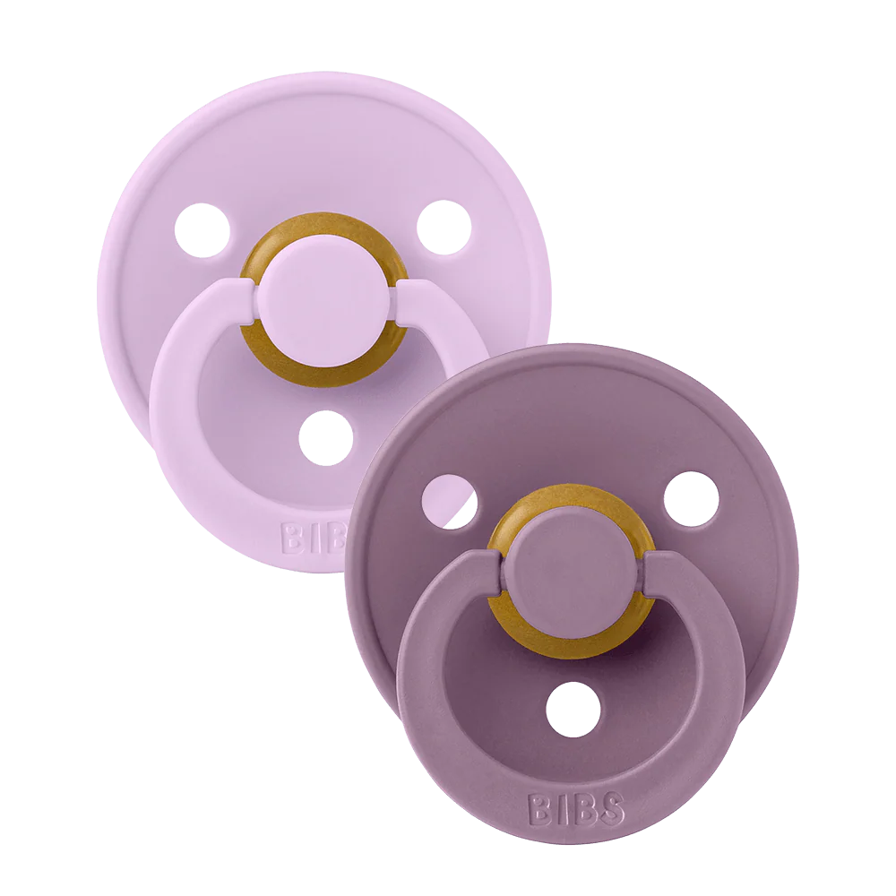 Suce Bibs Anatomical 6-18mois violet sky/mauve pack de 2