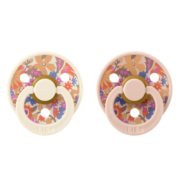 Suce bibs liberty 6-18 mois june blossom mix pack de 2