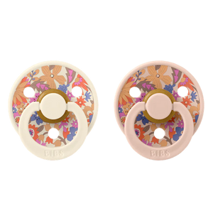 Suce bibs liberty 6-18 mois june blossom mix pack de 2