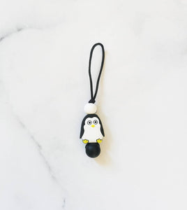 Attache zip pingouin